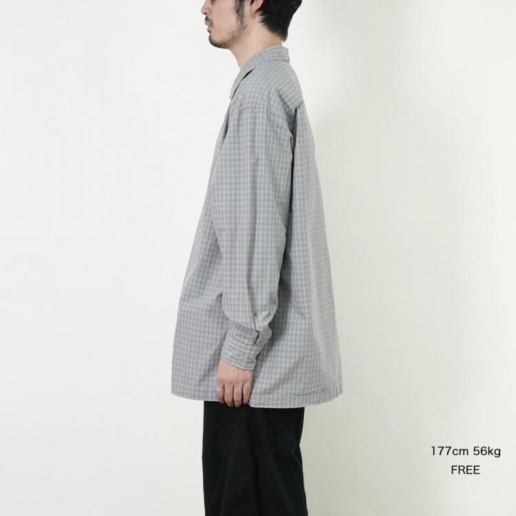 【値下げ可】Marvine Pontiak ホワイト 長袖シャツ Marvine Pontiak shirt makers (Open Collar SH White) 通販