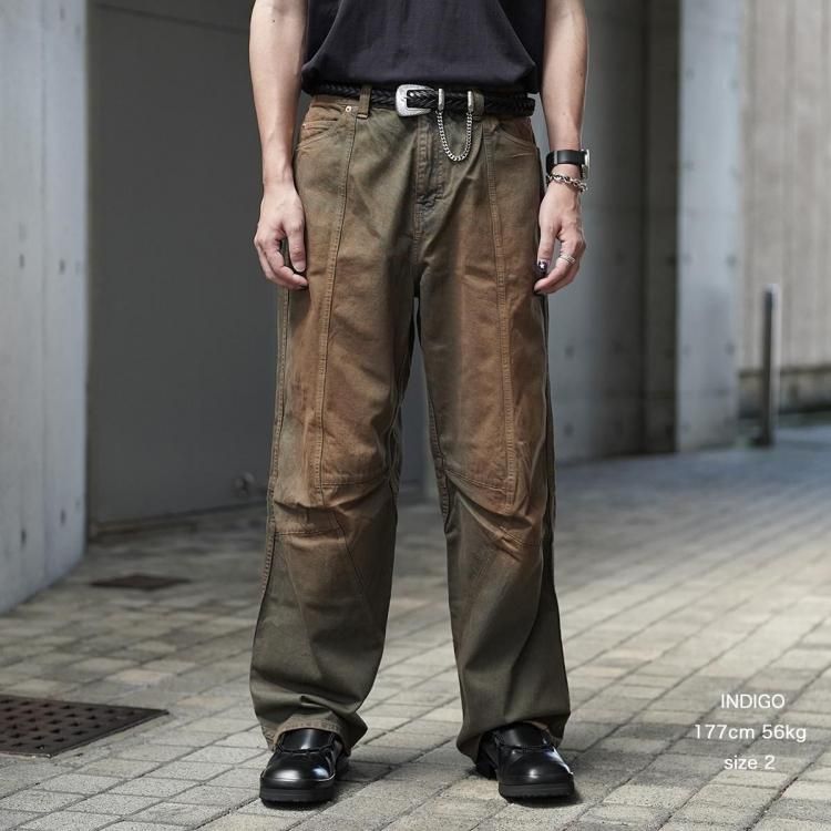 ジエダ JieDa 25aw スイッチングバギーデニムパンツ SWITCHING BAGGY