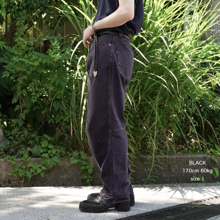ジエダ JieDa 25aw スイッチングバギーデニムパンツ SWITCHING