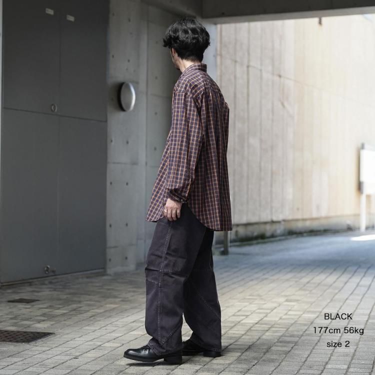 ジエダ JieDa 25aw スイッチングバギーデニムパンツ SWITCHING BAGGY