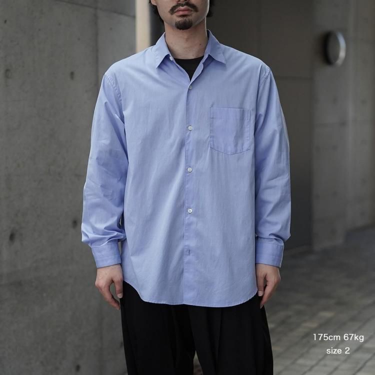 アワサ awasa 25AW レギュラーカラーシャツ regular collar