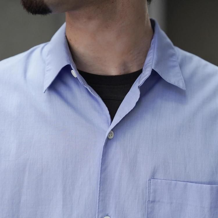 25aw awasa シャツ　サイズ2 アワサ awasa 25AW レギュラーカラーシャツ regular collar