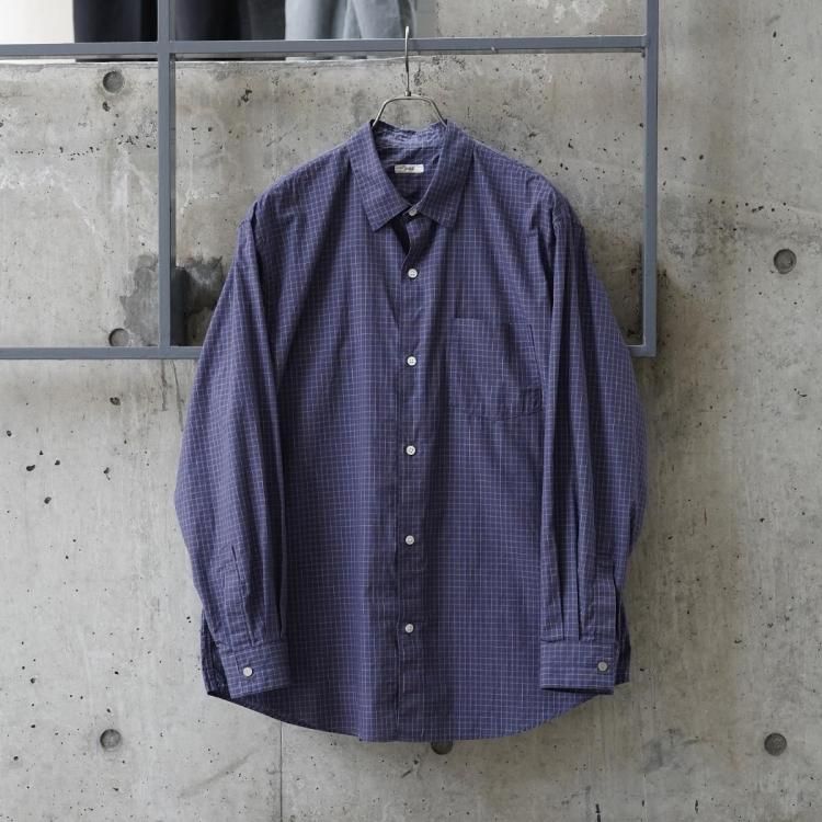 タグ付新品未使用品 25ss awasa レギュラーカラーシャツ blue 2 awasa アワサ 「レギュラーカラーシャツ 」 － WEEKENDER SHOP