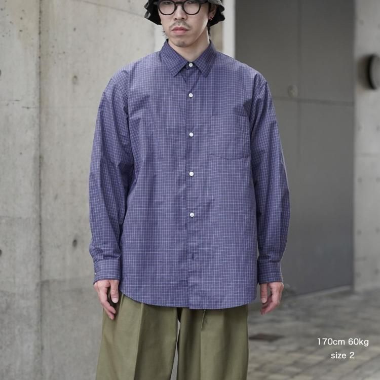 こ*へ様 awasa ツイル レギュラーカラー シャツ pinstripe si こ*へ様 awasa ツイル レギュラーカラー シャツ pinstripe si