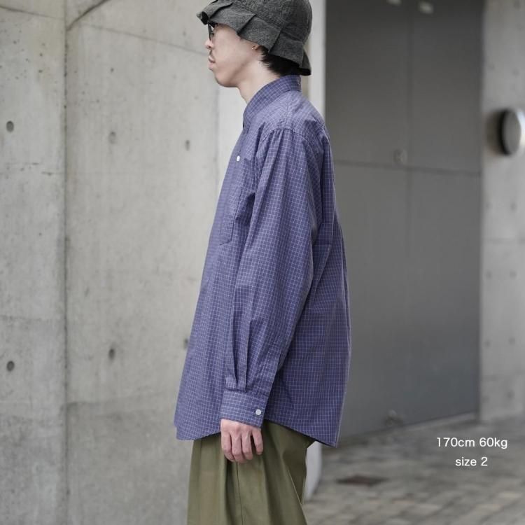 25aw awasa シャツ　サイズ2 アワサ awasa 25AW レギュラーカラーシャツ regular collar