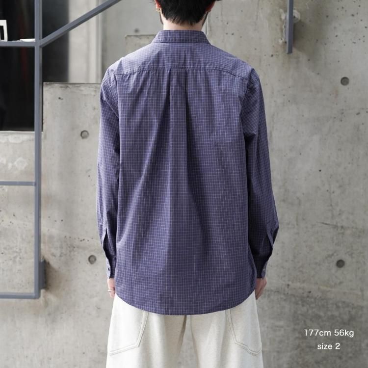 25aw awasa シャツ　サイズ2 アワサ awasa 25AW レギュラーカラーシャツ regular collar