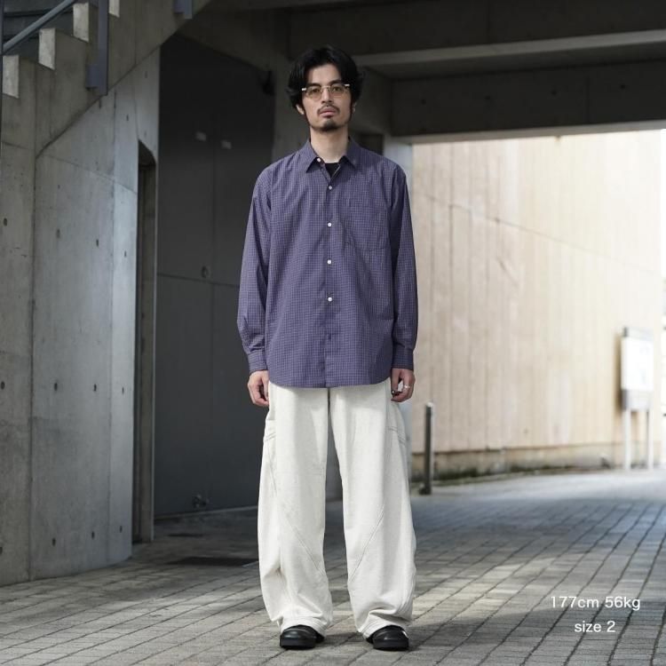 アワサ awasa 25AW レギュラーカラーシャツ regular collar