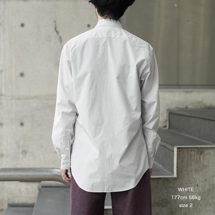 コッキ KHOKI 25aw アップリケディテールシャツ Applique-detail shirt