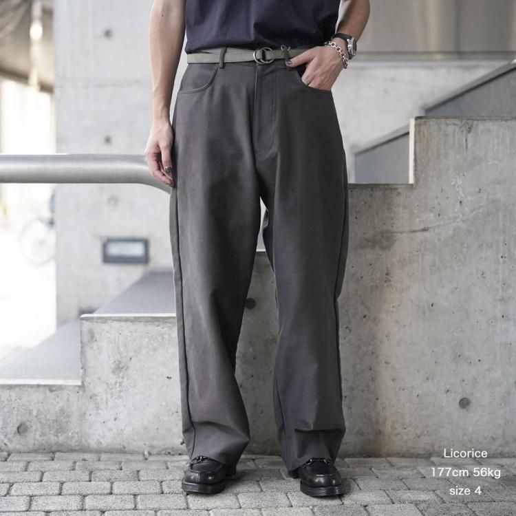 ノノット nonnotte 25aw 5ポケットトラウザー 5 Pockets Trousers