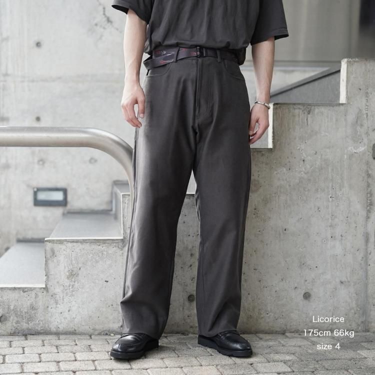 ノノット nonnotte 25aw 5ポケットトラウザー 5 Pockets Trousers
