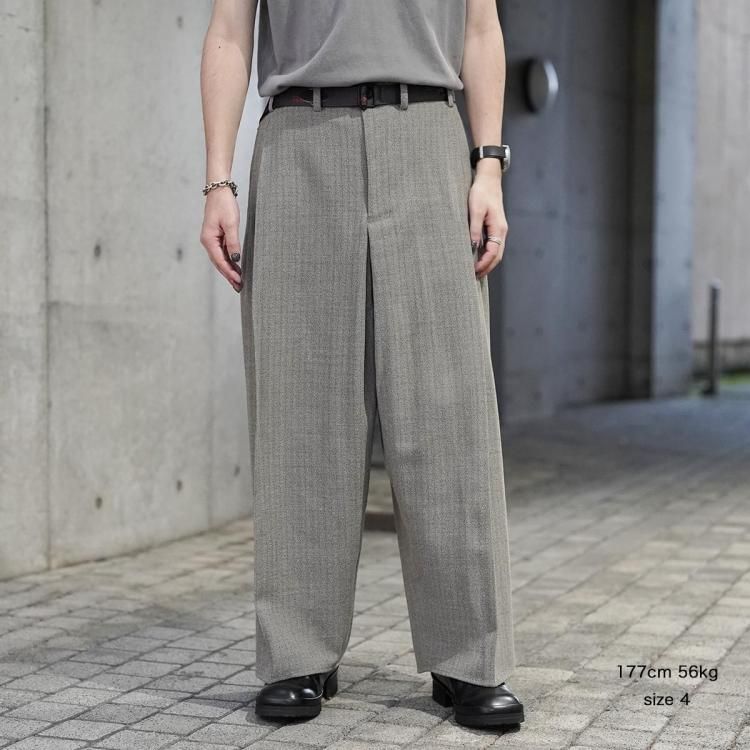 ノノット nonnotte 25aw ドレーピングクロスボックスプリーツ