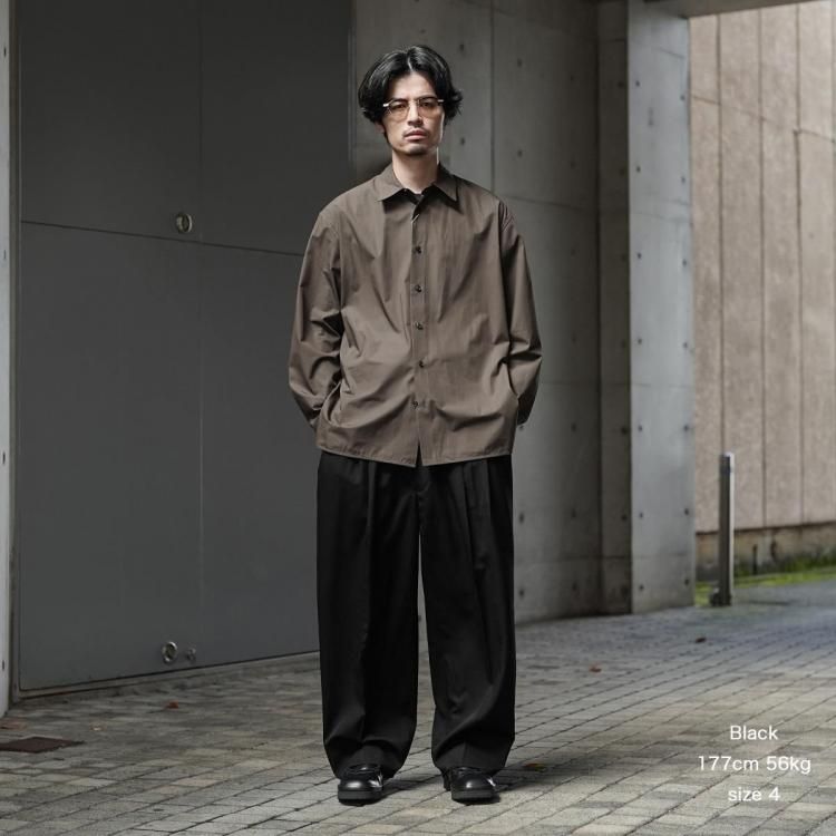 ノノット nonnotte 25aw ドレーピング5タックワイドトラウザー Draping