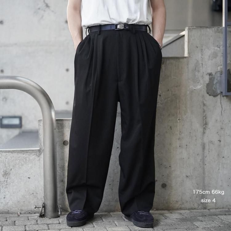 ノノット nonnotte 25aw ドレーピング5タックワイドトラウザー