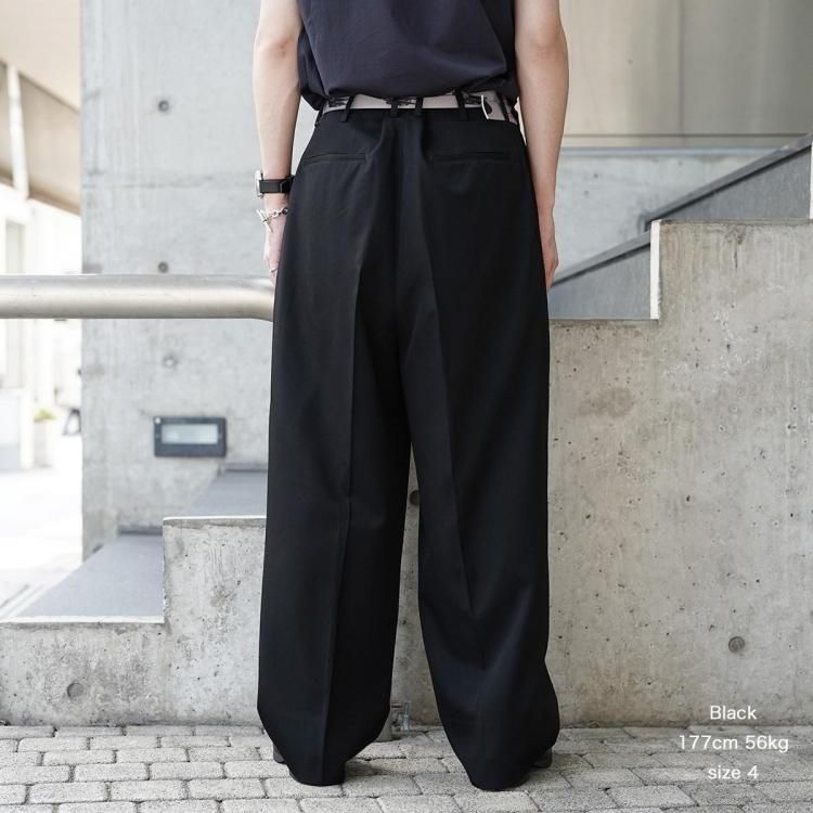 ノノット nonnotte 25aw ドレーピング5タックワイドトラウザー