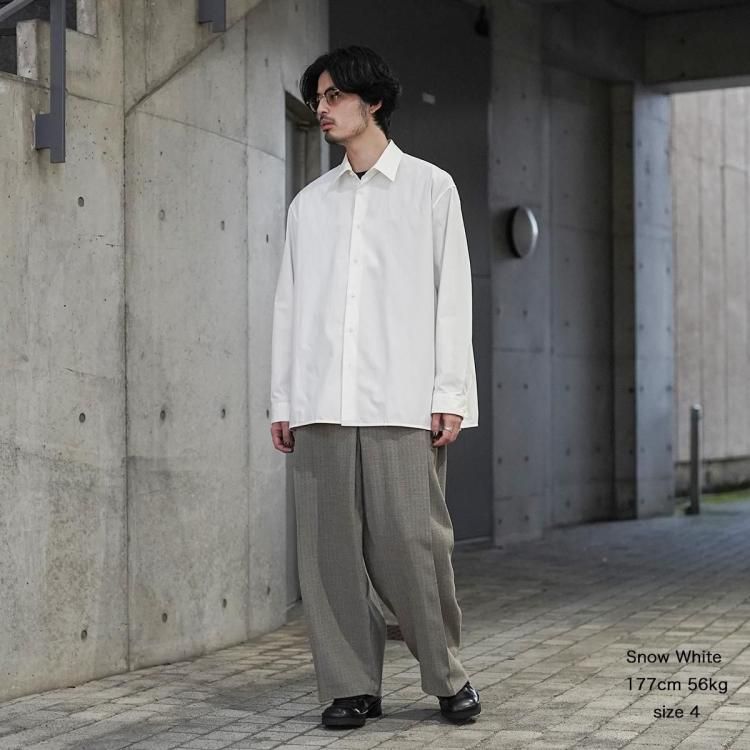 ノノット nonnotte 25aw オーバーシャツ Oversized Shirt