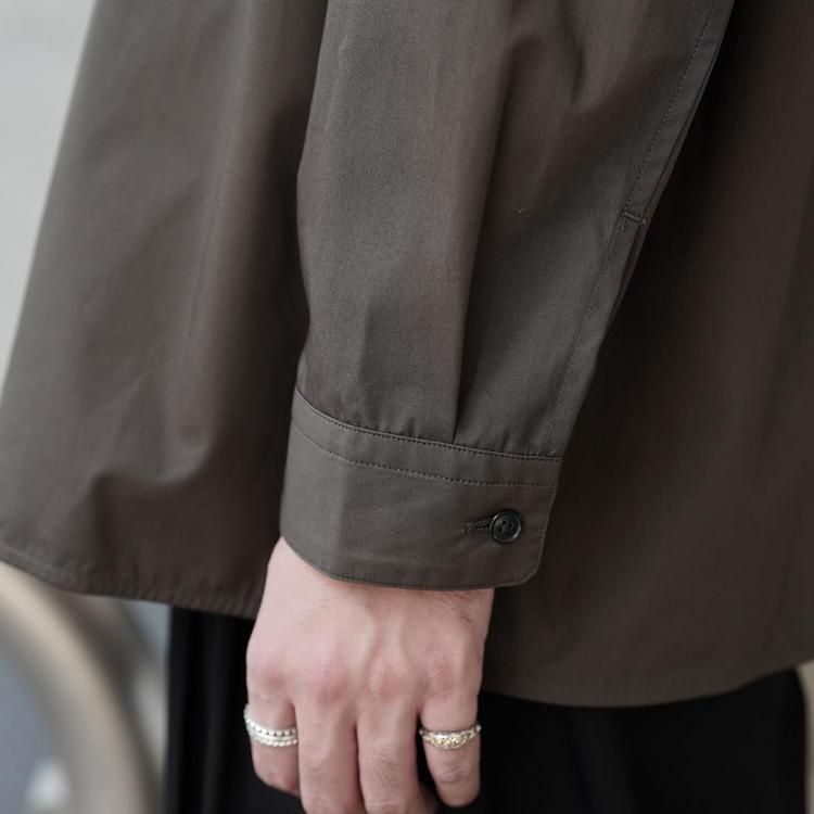ノノット nonnotte 25aw オーバーシャツ Oversized Shirt