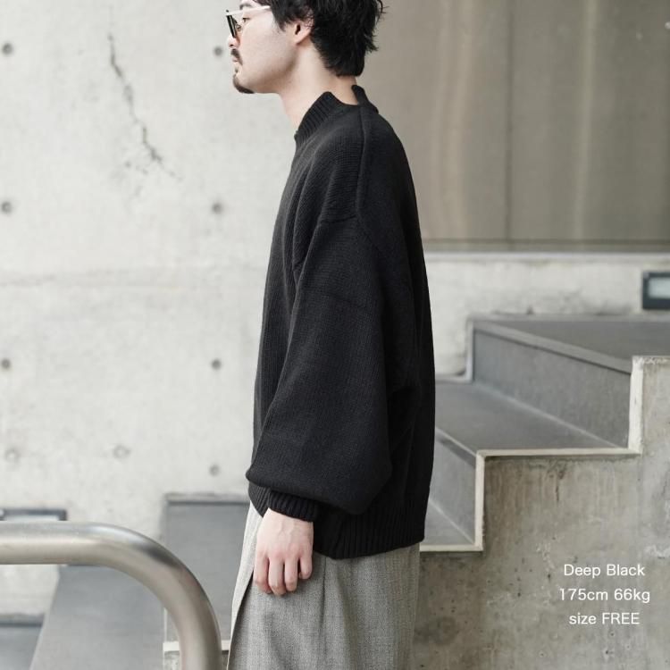 ノノット nonnotte 25aw ドレーピングエクストラプルオーバー