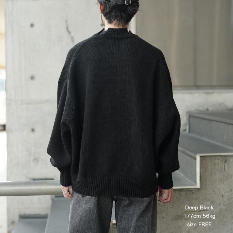 ノノット nonnotte 25aw ドレーピングエクストラプルオーバー