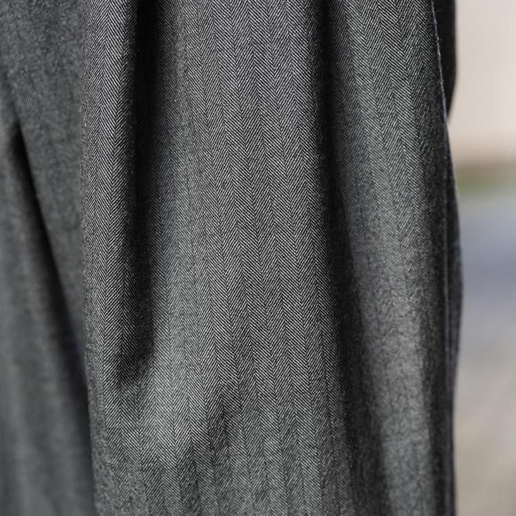 マーカ marka ツータックバギートラウザーウールサージ TWO TUCK