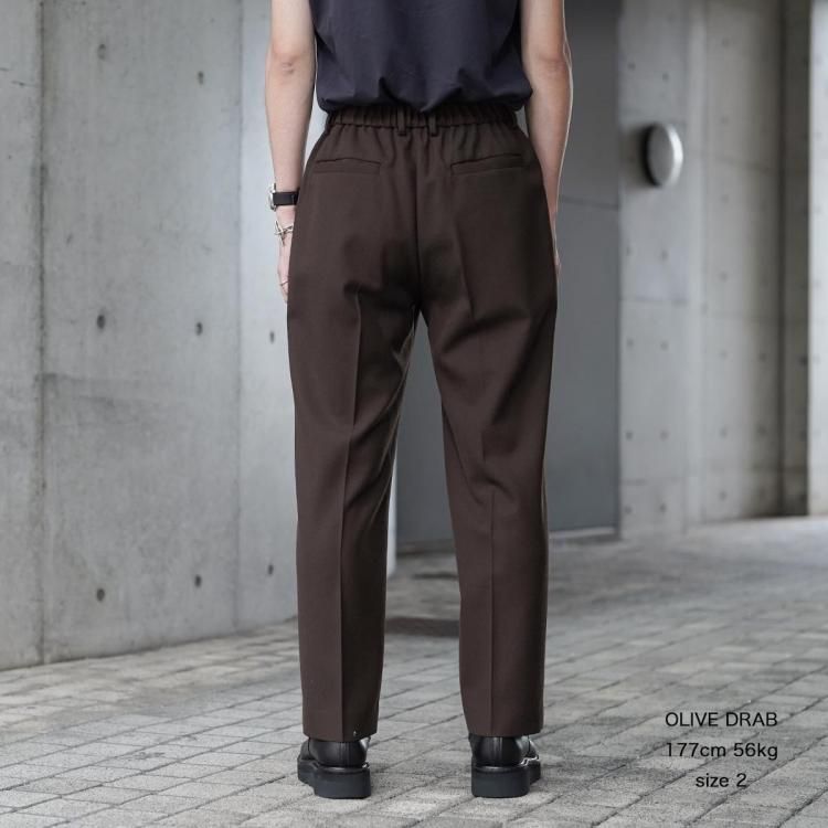 マーカウェア MARKAWARE 25aw フラットテーパードトラウザー
