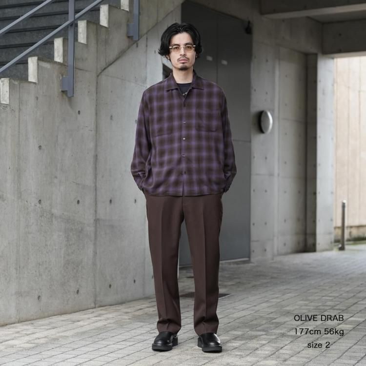 マーカウェア MARKAWARE 25aw フラットテーパードトラウザー