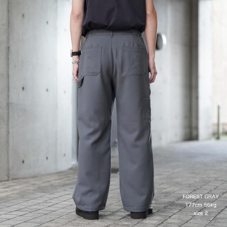 markaware ウール サバイバルクロス スラックス 3/60オーガニックウールサバイバルクロス / フラットフロント