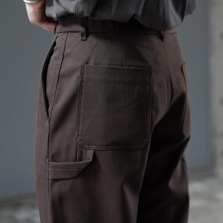 マーカウェア MARKAWARE 25aw ワイドカーペンタートラウザーウール