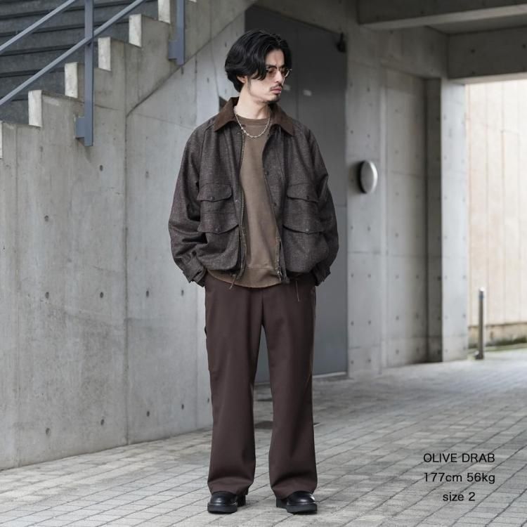マーカウェア MARKAWARE 25aw ワイドカーペンタートラウザーウール