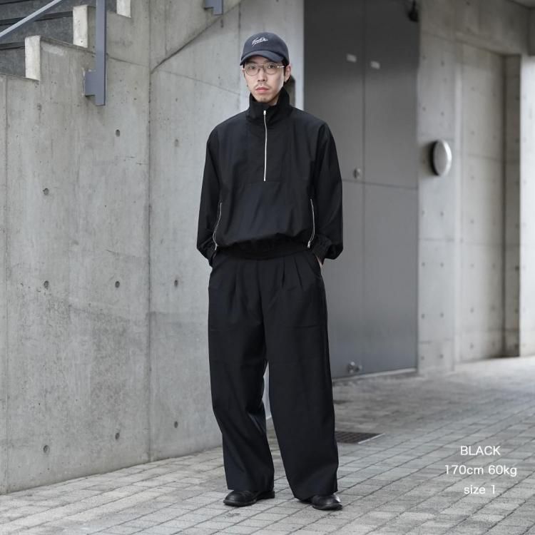MARKAWAREトリプルプリーテッドワイドトラウザーズ サイズ2 別注〉TRIPLE PLEATED WIDE TROUSERS | MARKA MARKAWARE