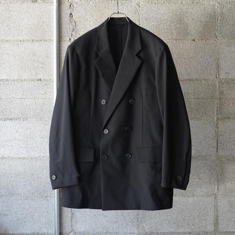 ジャケット・アウター markaware COMFORT W-BREASTED BLAZER 3/60オーガニックウールサバイバルクロス / コンフォート