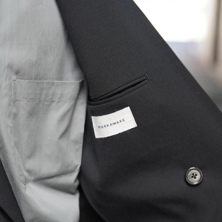 マーカウェア MARKAWARE 25aw ダブルブレストコンフォートジャケット