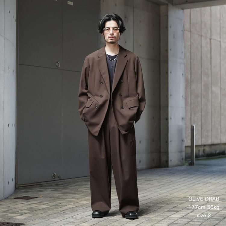 MARKAWARE 25AW サバイバルクロス ダブルジャケット マーカウェア MARKAWARE 25aw ダブルブレストコンフォートジャケット