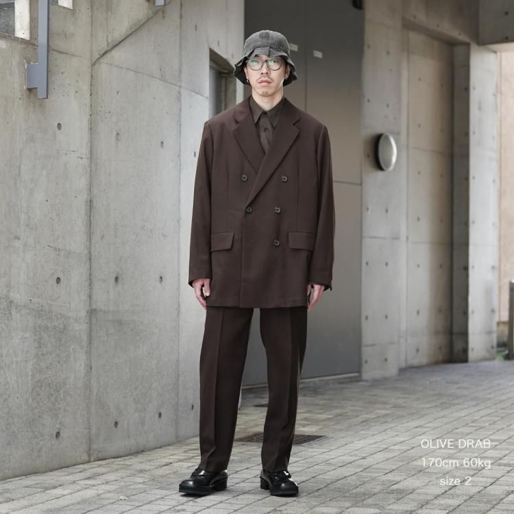 マーカウェア MARKAWARE 25aw ダブルブレストコンフォートジャケット