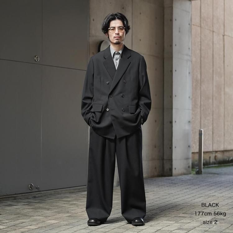 マーカウェア MARKAWARE 25aw ダブルブレストコンフォートジャケット