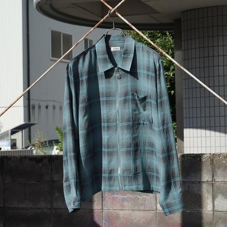 JieDa ジエダ OL スポーツミックス シャツ ジャケット Jieda - JieDa / ジエダ | CUTTING OVER SHIRT / ほつれ加工