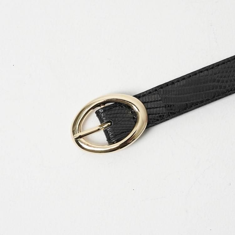 BISOWN ビソウン LIZARD OVAL BELT ベルト BISOWN(ビソウン)/LIZARD OVAL BELT – peau de l'Ours