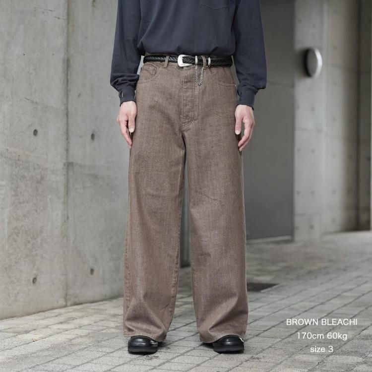 新品 BISOWN 25ss BISOWN WIDE DENIM ワイドデニム BISOWN / BISOWN WIDE DENIM(Bleach) | PARK