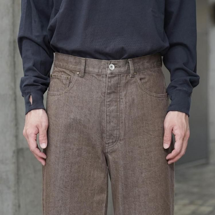 新品 BISOWN 25ss BISOWN WIDE DENIM ワイドデニム 15D0DF26-582B-4BD3-925F-