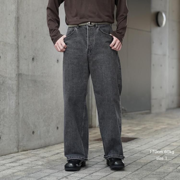 マーカ marka 25aw ワイドレグジーンズ WIDE LEG JEANS