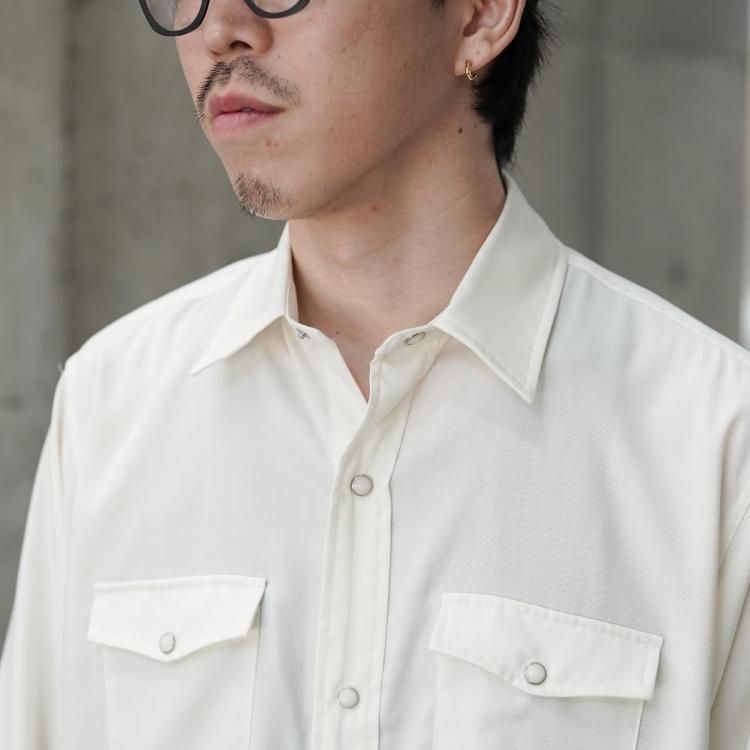 マーカウェア MARKAWARE 25aw ウエスタンシャツ スーパー160