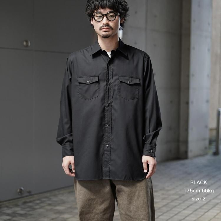 マーカウェア MARKAWARE 25aw ウエスタンシャツ スーパー160