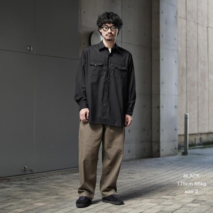 マーカウェア MARKAWARE 25aw ウエスタンシャツ スーパー160