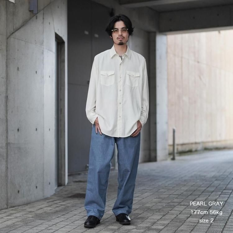 WESTRIDE ファーマープルオーバーワークシャツ 44(XXL) 最終値下げ 25sb1743.jpg