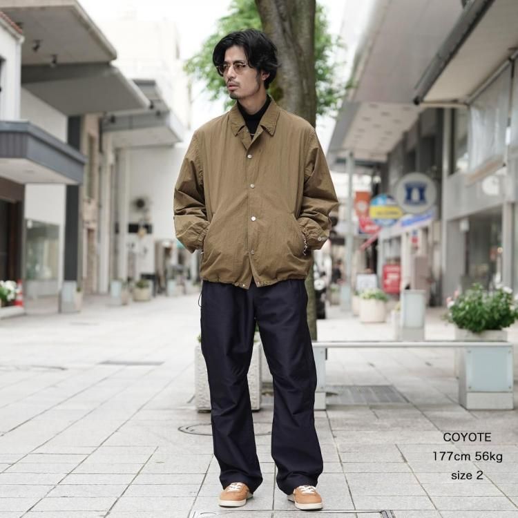ノンネイティブ nonnative 25aw コーチジャケット コットンナイロン