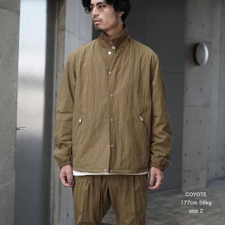 ノンネイティブ nonnative 25aw コーチジャケット コットンナイロン