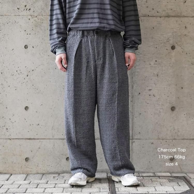 ノノット nonnotte 25aw ドレーピングエラスティックインタックワイド
