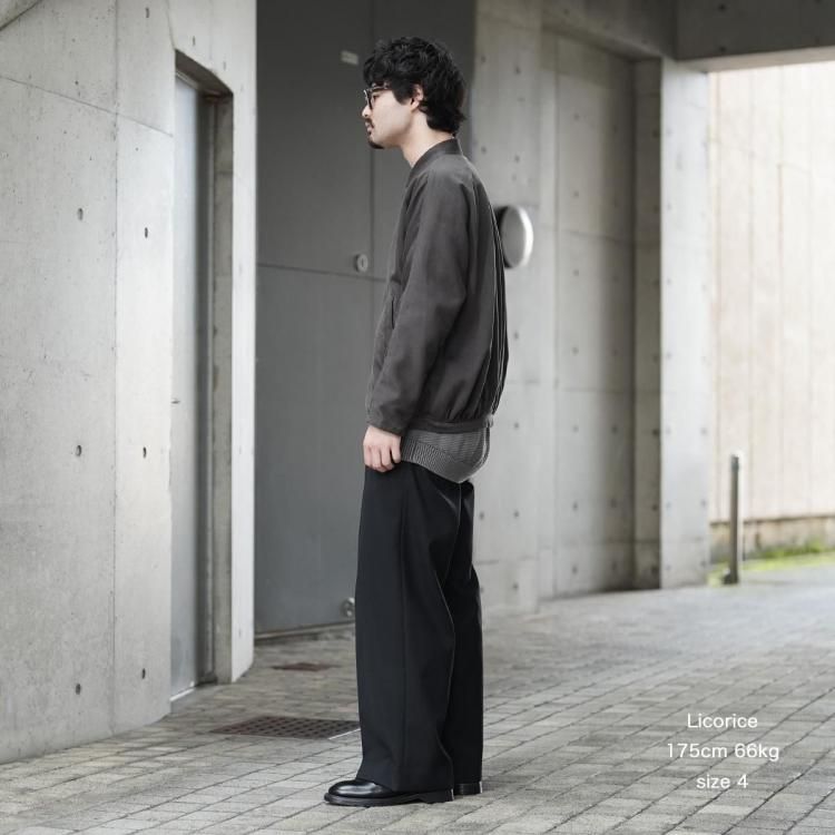 試着のみ✨25SS ノーブル　リンクルタフタオーバーブルゾン バンドカラー ノノット nonnotte 25aw ドレーピング ニューバイアススリーブ