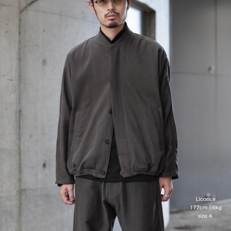 美品 nonnotte ノノット ドレーピング ブルゾン 5 リバーバレイト ノノット NONNOTTE ハイカウント モールスキン ドレーピング