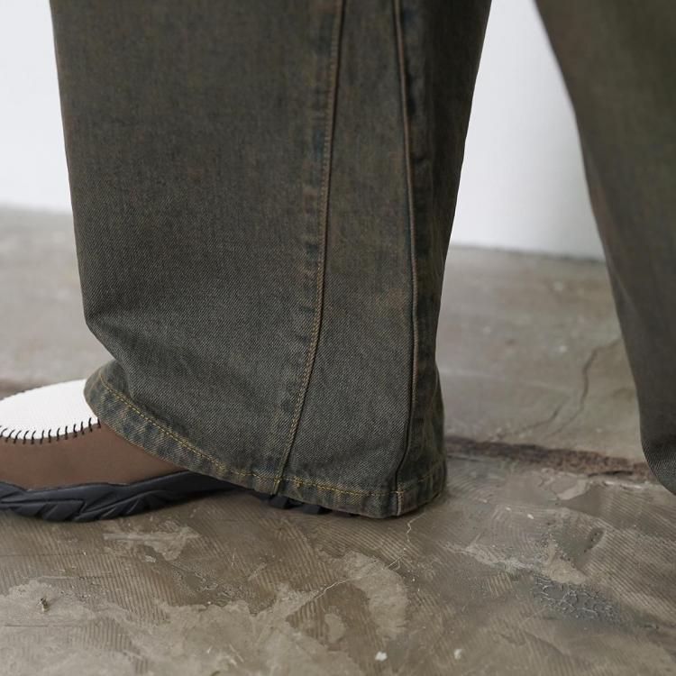 パラトレイト paratrait 25AW マッドパイプデニムパンツ MAD PIPE DENIM PT