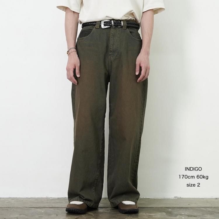 パラトレイト paratrait 25AW マッドパイプデニムパンツ MAD